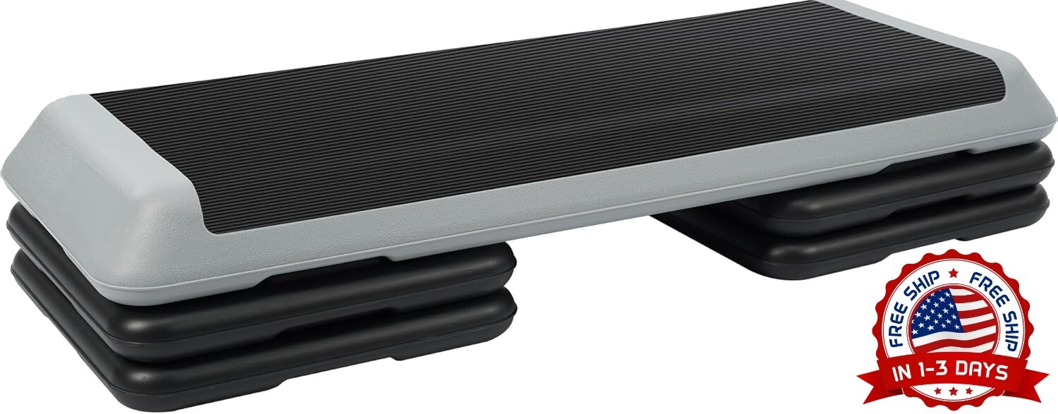 Plataforma Aeróbica Step, Step De Ejercicio Con Niveles De Altura Ajustable NEW