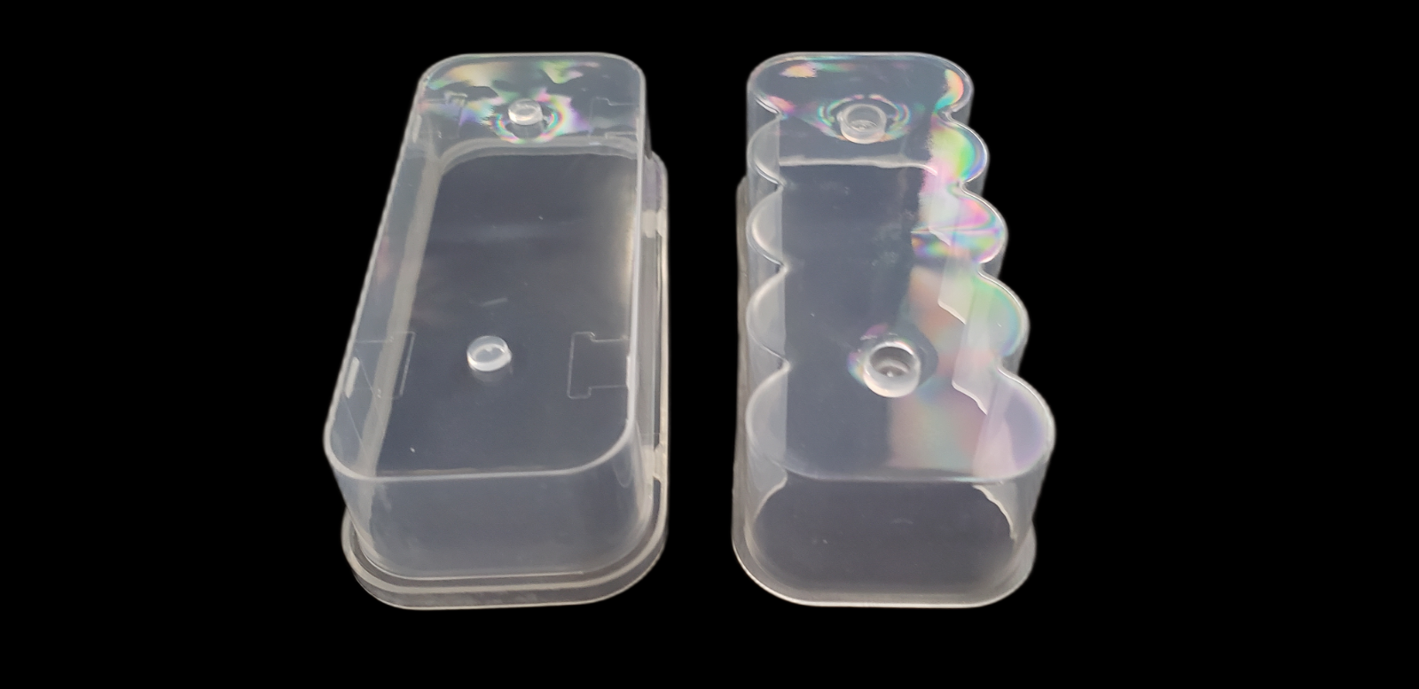 Clear Plastic 10 x 10mL Vial Storage Box Case