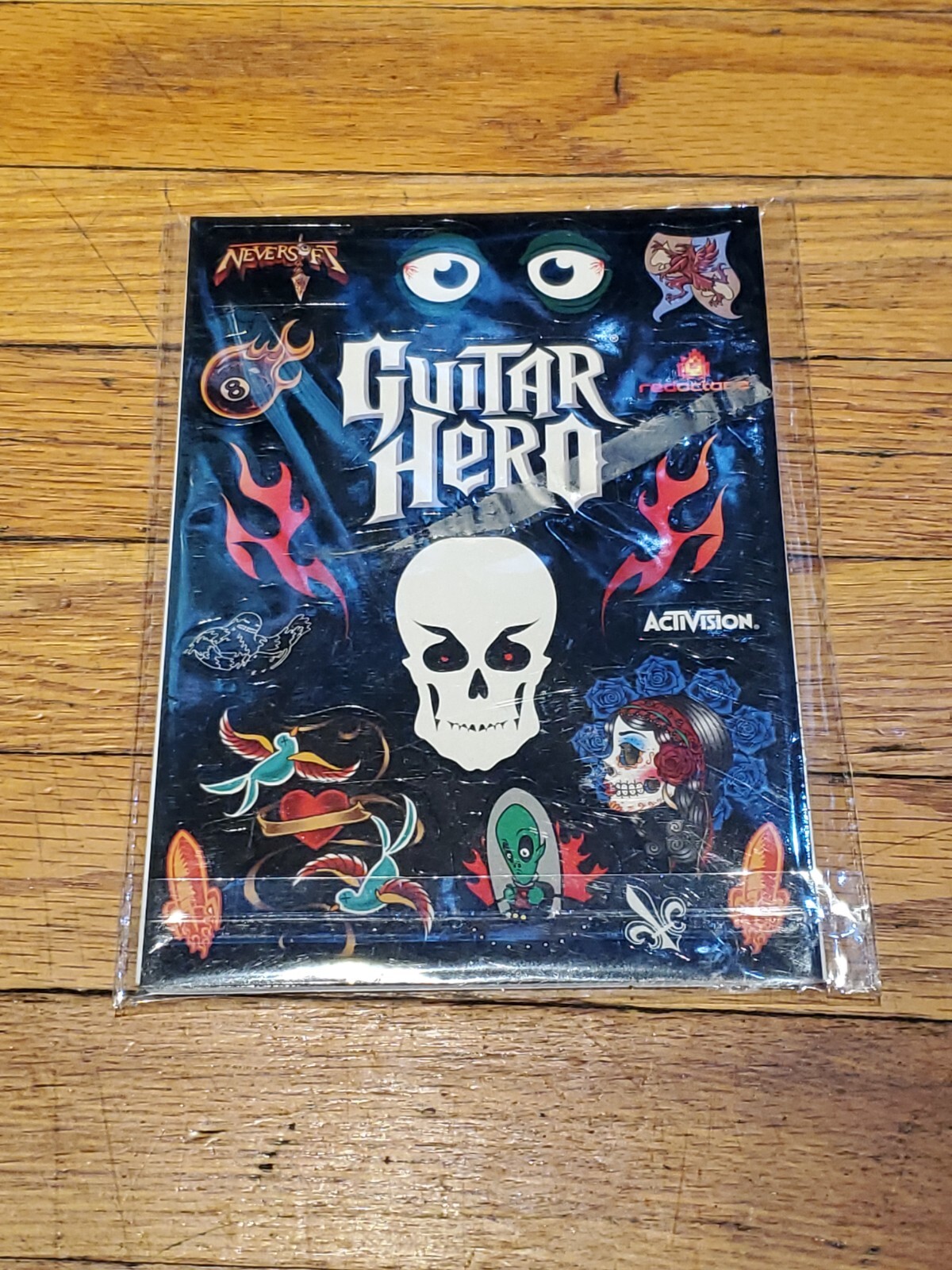 Guitar Hero Original Stickers Sheets Set Decals New