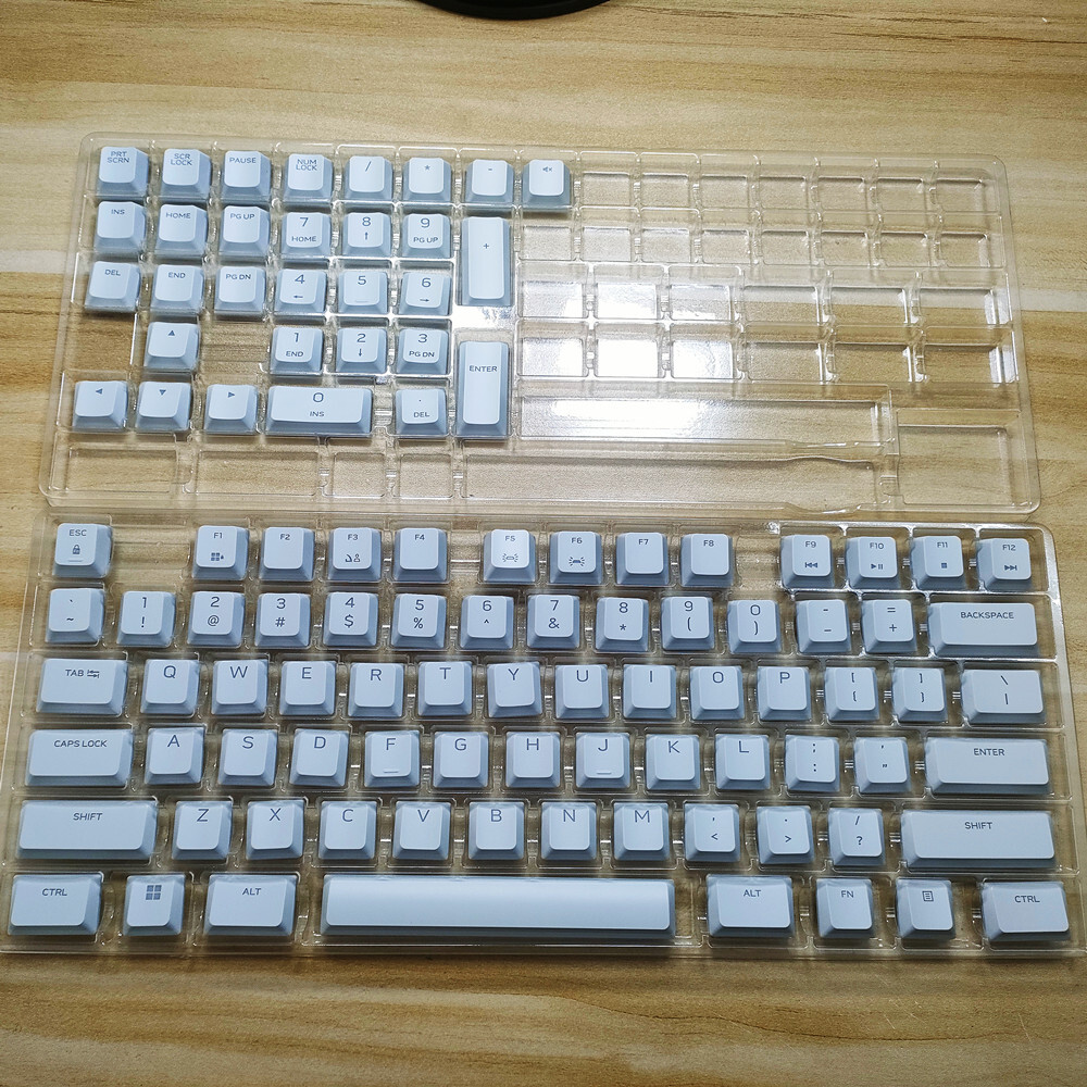A full set white keycaps for Dell Alienware AW510K mechanical Keyboard