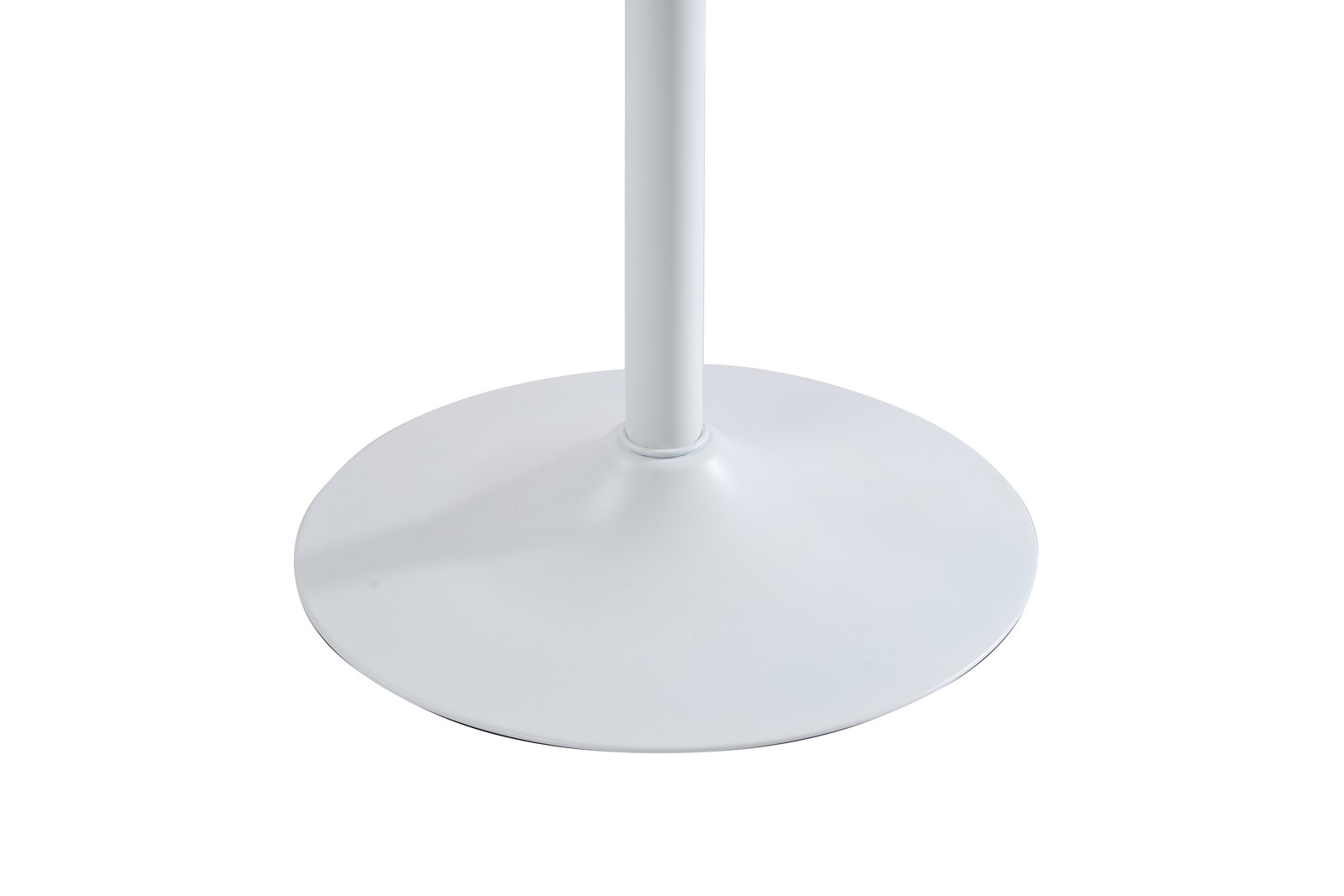 24 in Round Bar Table Modern Dining Table Dining Table Coffee Table - White