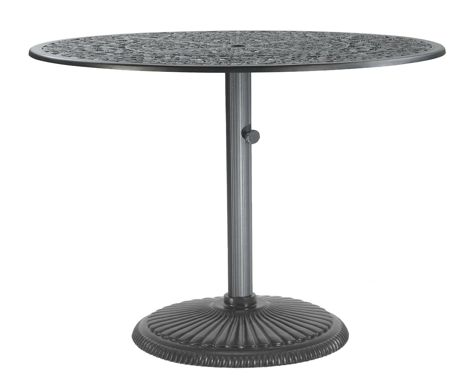 Gensun: 1 Florence Outdoor Patio 42" Rd Dining, Bar, Counter Table Midnight Gold