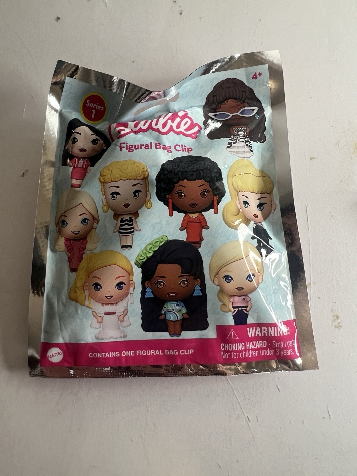 Barbie Figural Clip Keychain Mattel SEALED NEW [a]