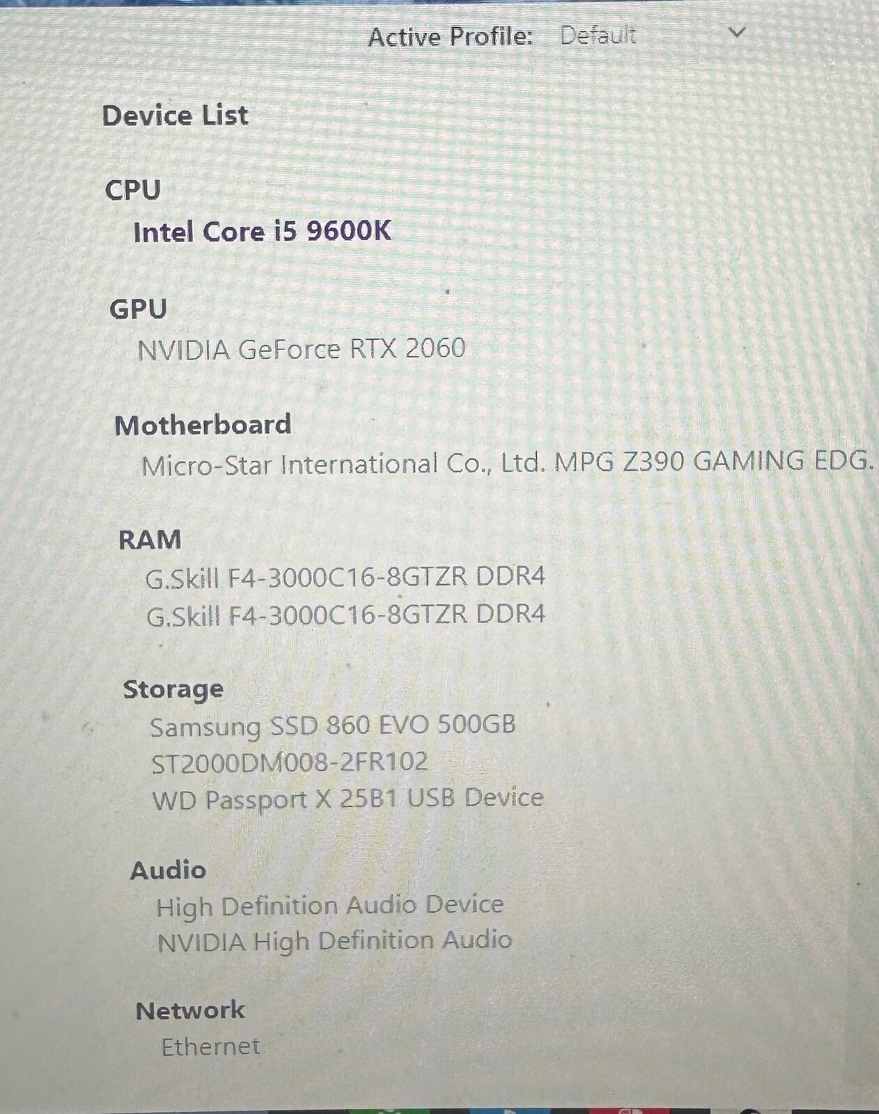 gaming pc setup