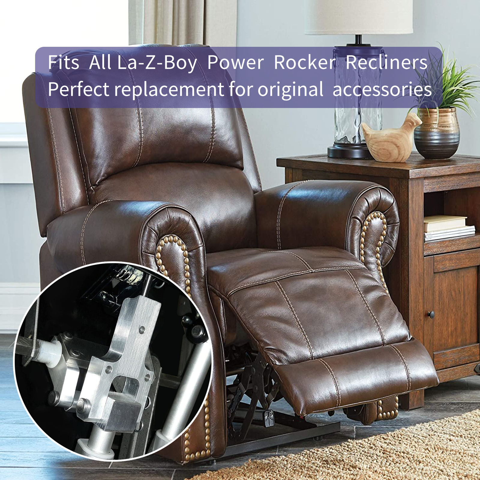 Metal Toggle Bracket Drive Connector & Clevis Mount For Lazyboy Power Recliners