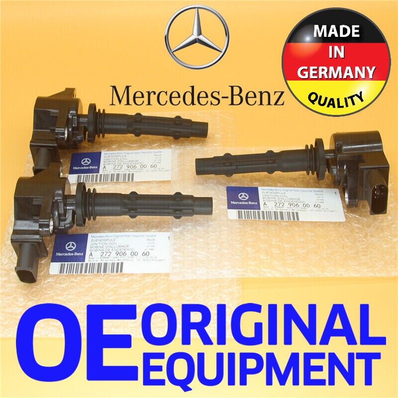 Brand 3 PCS Ignition Coils 19005267 for 2006-2010 Mercedes-Benz E550 C300 GLK350