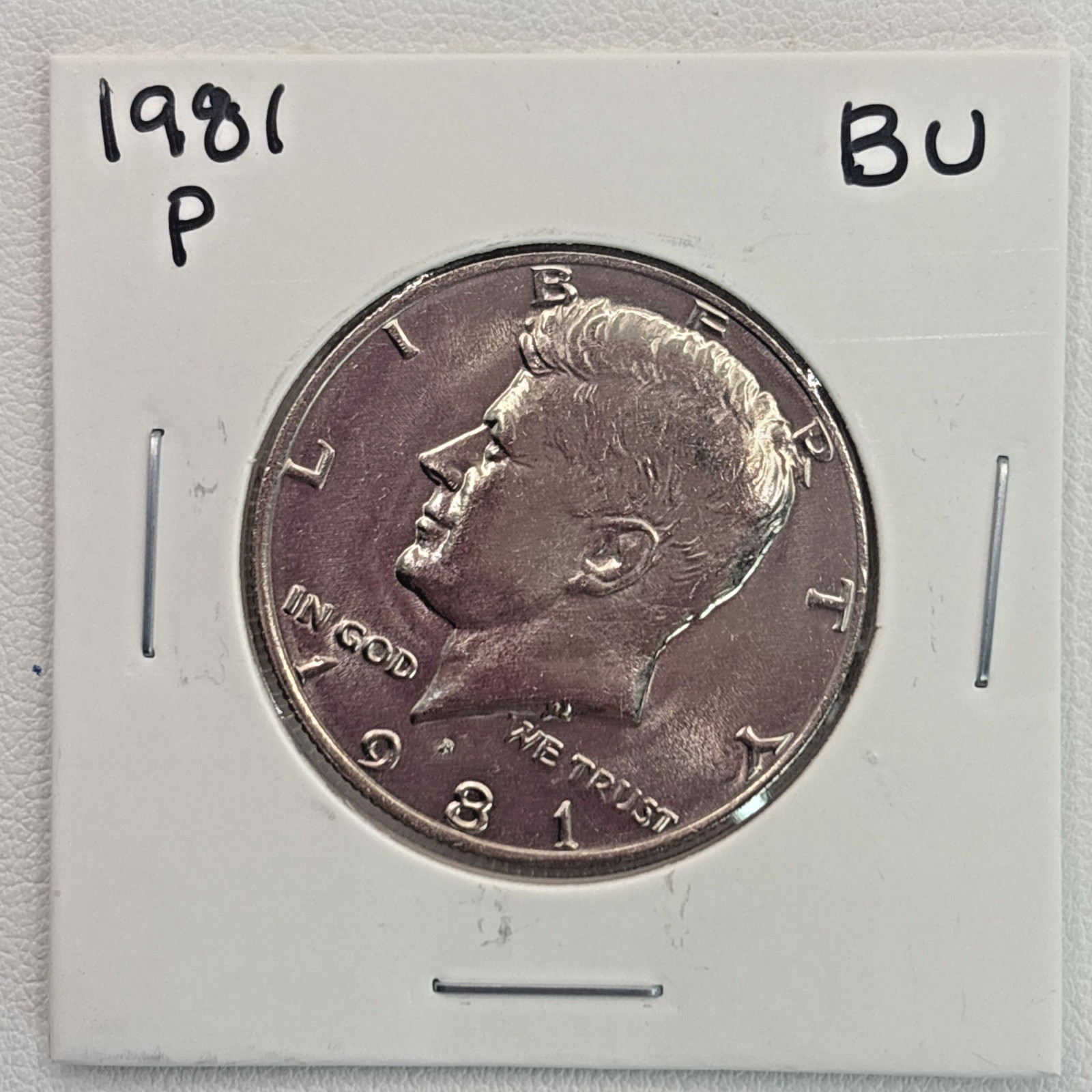 1981-P Kennedy Half Dollar BU (Brilliant Uncirculated) Philadelphia Mint