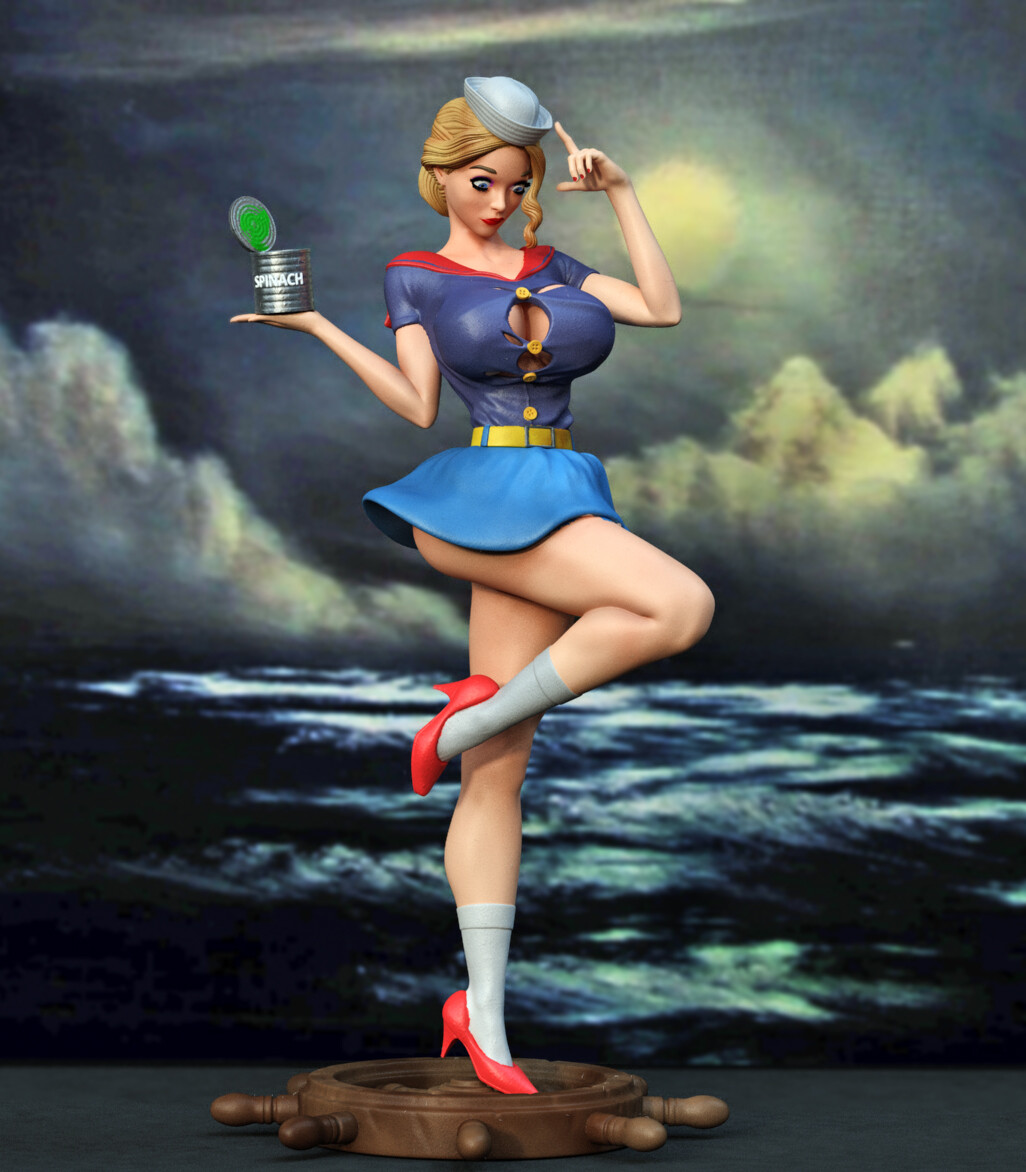 Popeye by Exclusive3DPrints, Exotic, NSFW | PINUP