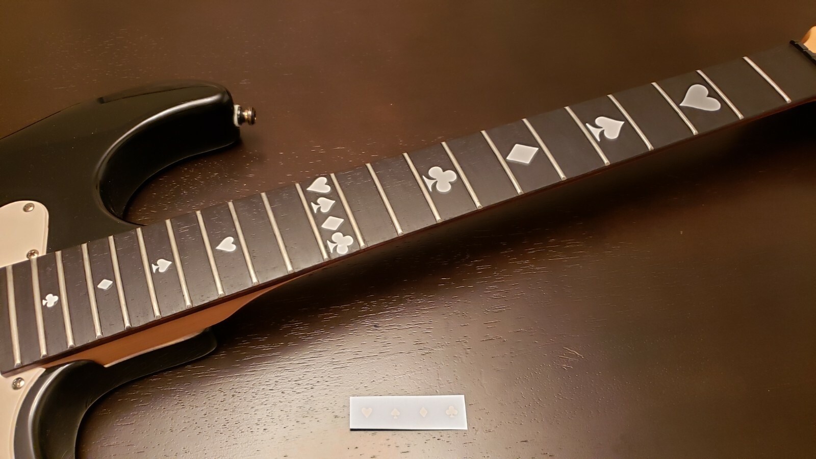 Poker Design Fretboard Marker Vinyl Decals Inlays for Any Guitar 30 Colors!!