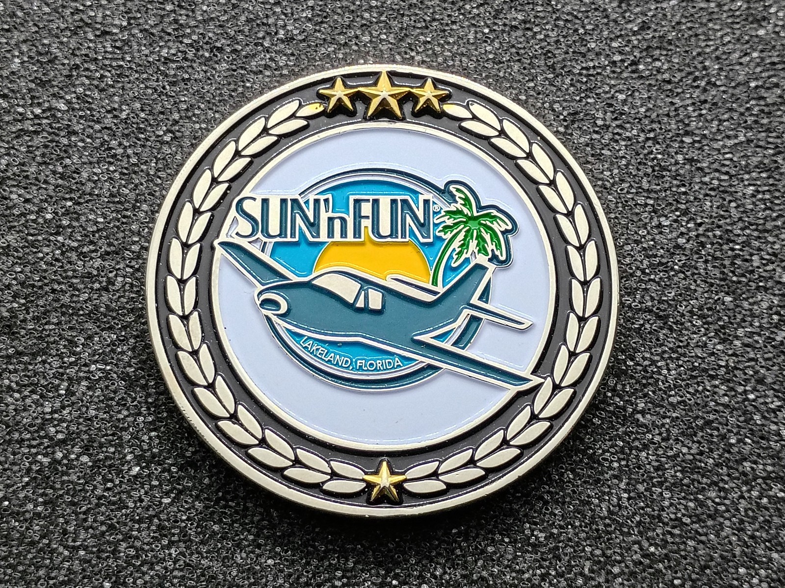 Sun N Fun Aerospace Expo Presidents Honorary Wingman Challenge Coin
