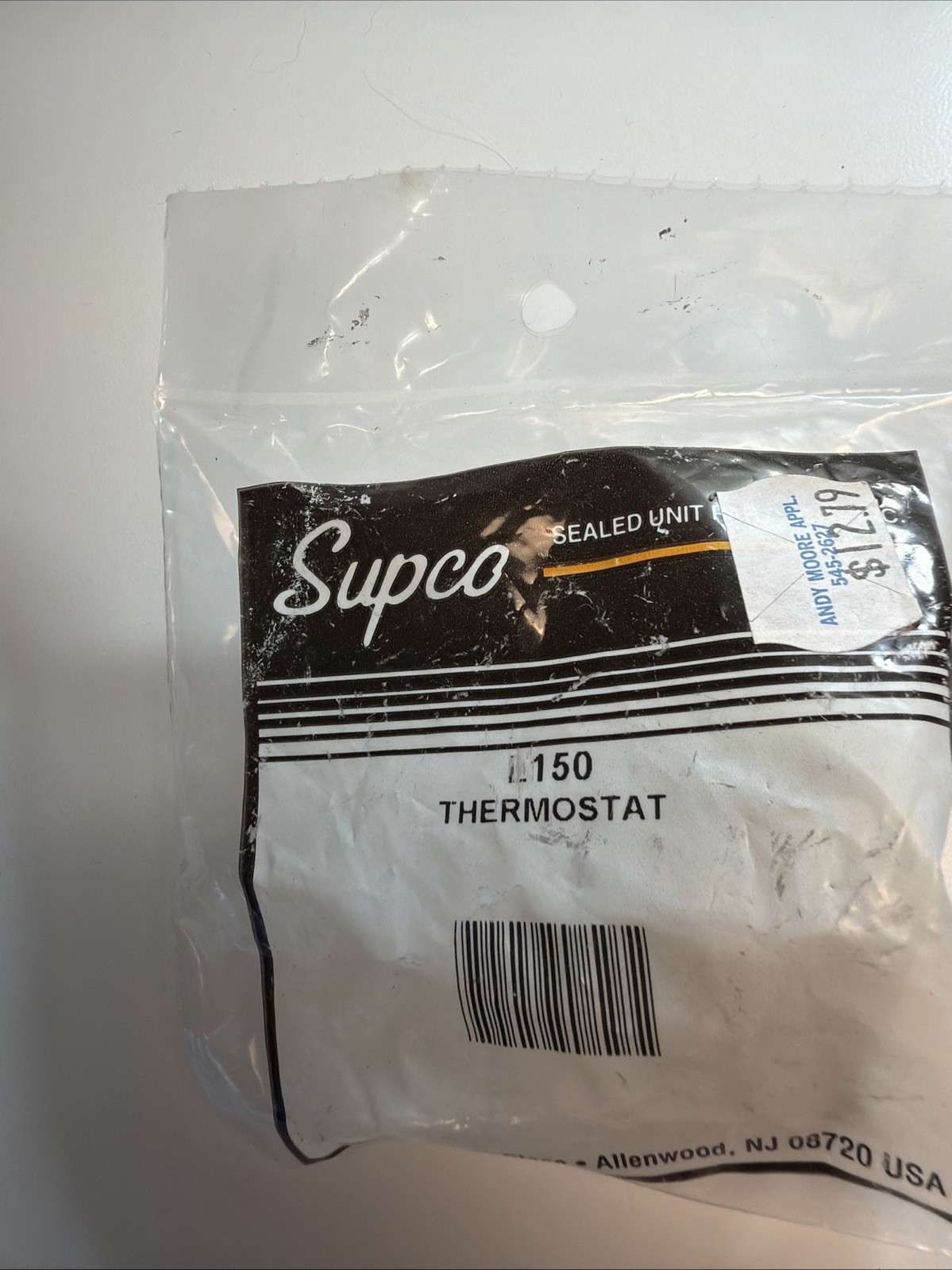 Supco L150 Thermostat Oem