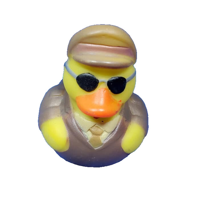 One Aviator Captain Rubber Duck Military NEW