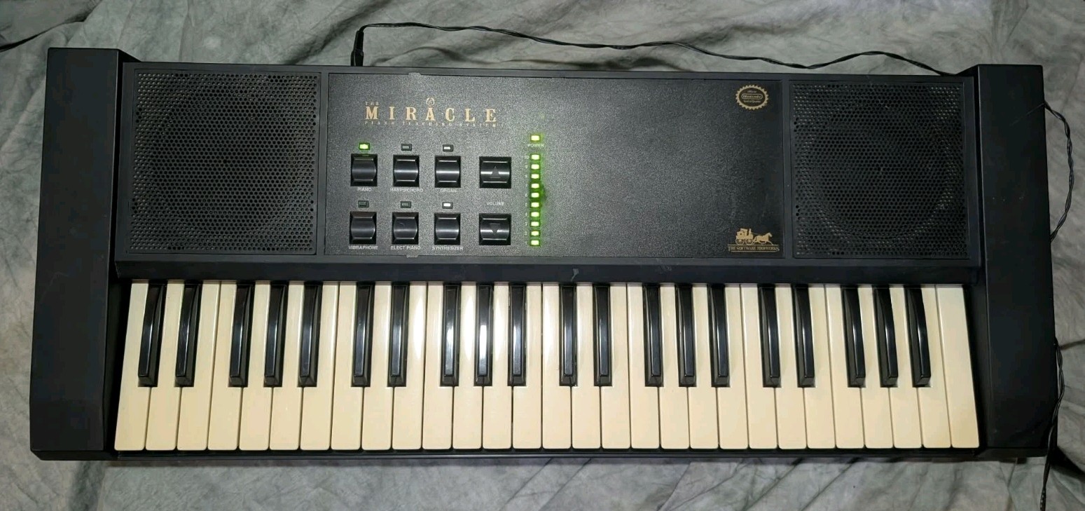 The Miracle Piano Teaching System MIDI  Keyboard Tested Working