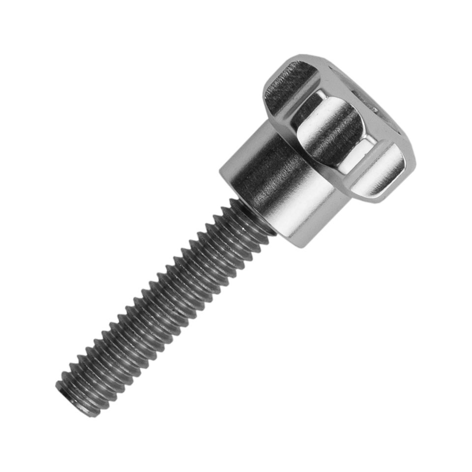 Exalt Feedneck Thumbscrew DYE CZR & DSR / Empire Mini & Axe - Silver