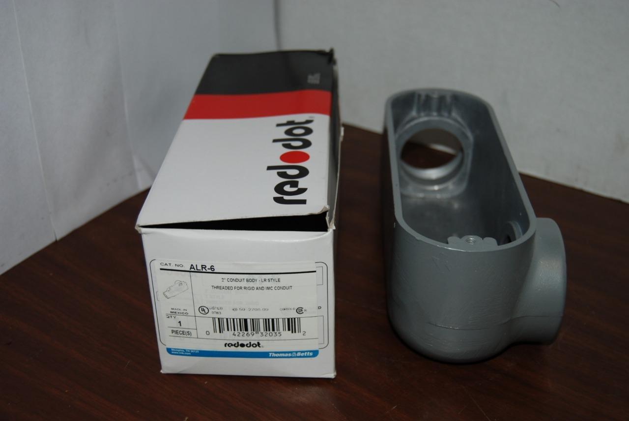 Red Dot ALR-6 Die Cast Aluminum 2" Conduit Body LR Style NEW