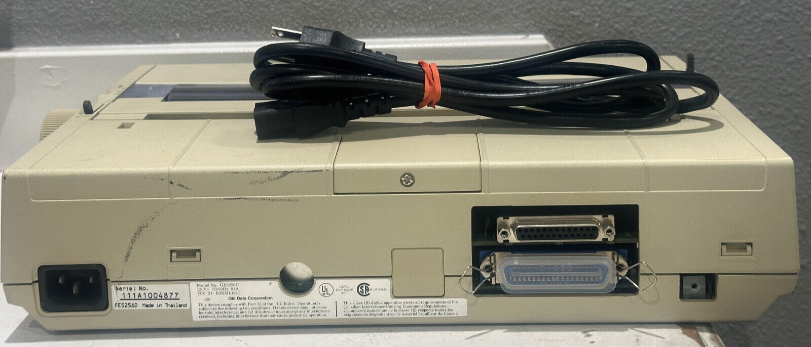 OKI Microline GE5256D 184 Turbo 9 Pin Printer