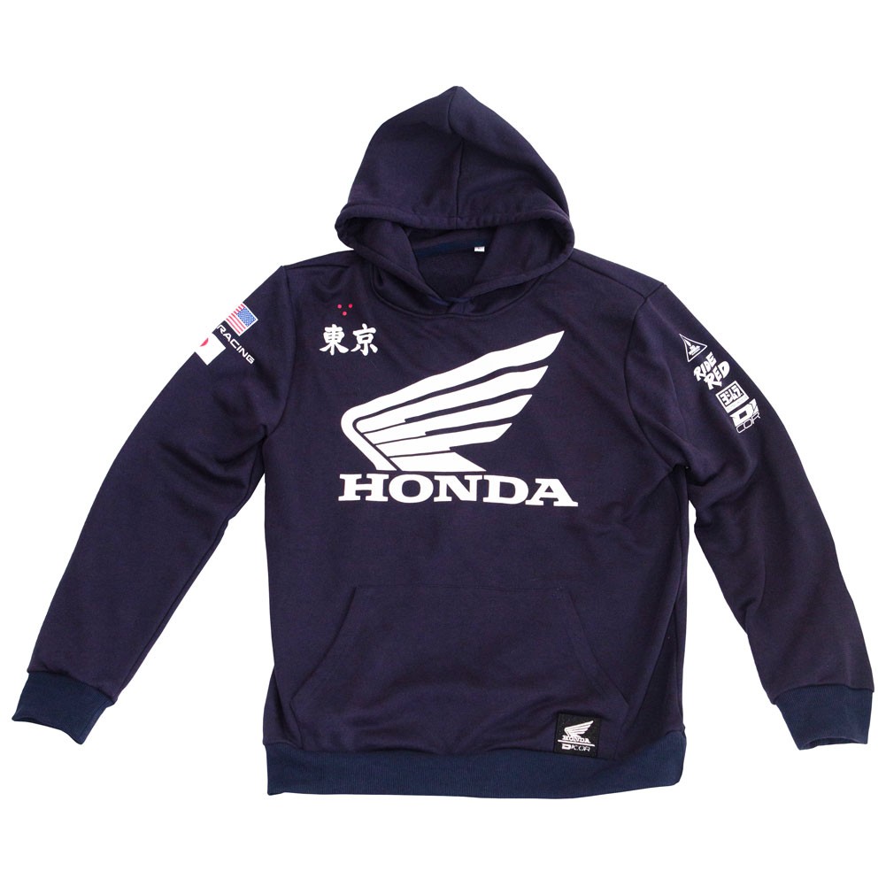 D'Cor Visuals Honda Factory Sweatshirt Large Navy