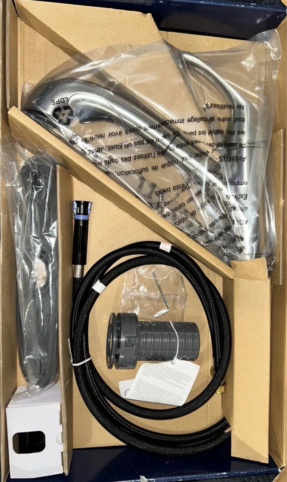 Project Source EVERFIELD Stainless Steel Single Handle Pull-out Kitchen Faucet