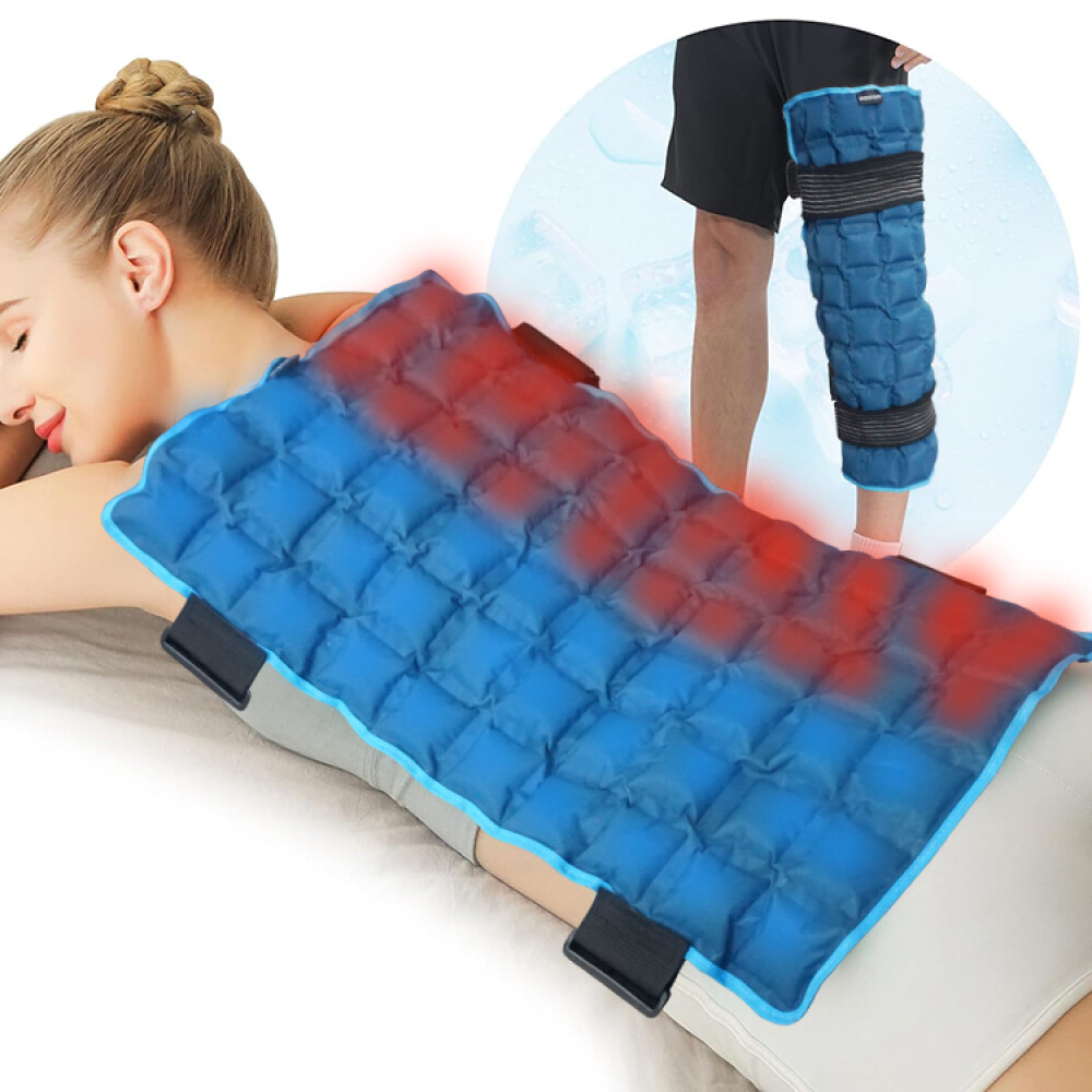 Large Gel Ice Pack for Injuries Reusable Flexible Hot Cold Therapy Compress USA