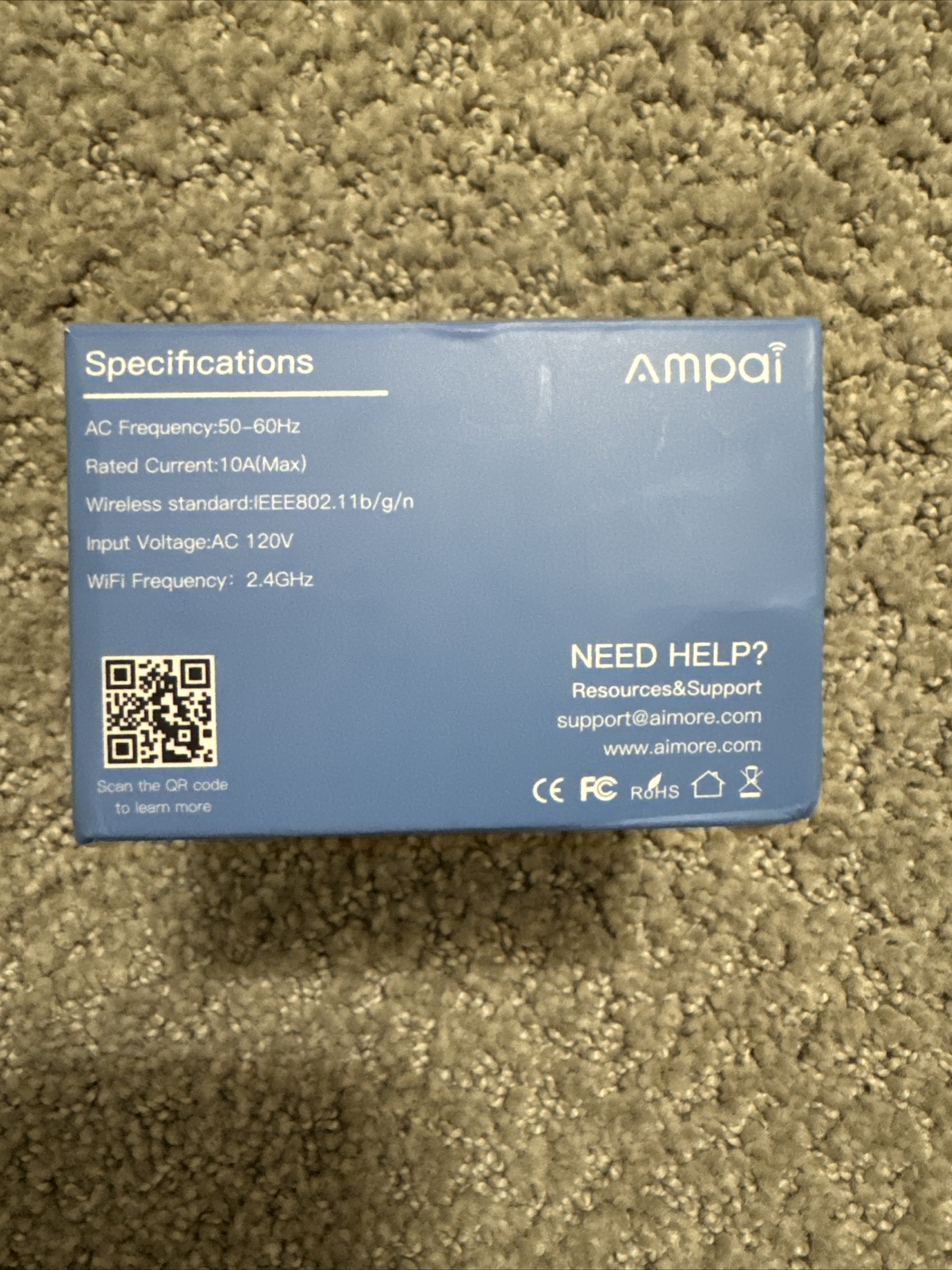 WiFi Smart Plugs - 2 Pack By Ampai