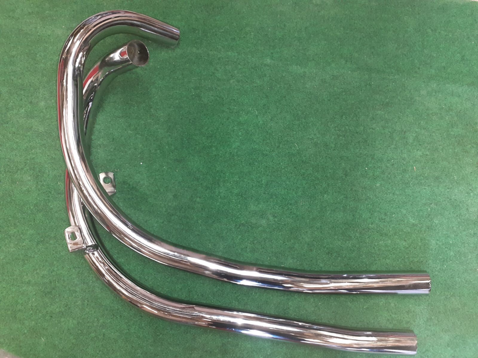 BSA Exhaust A7 A7SS EARLY SWINGING ARM 1953-57, 42-2761-2763   Made in England