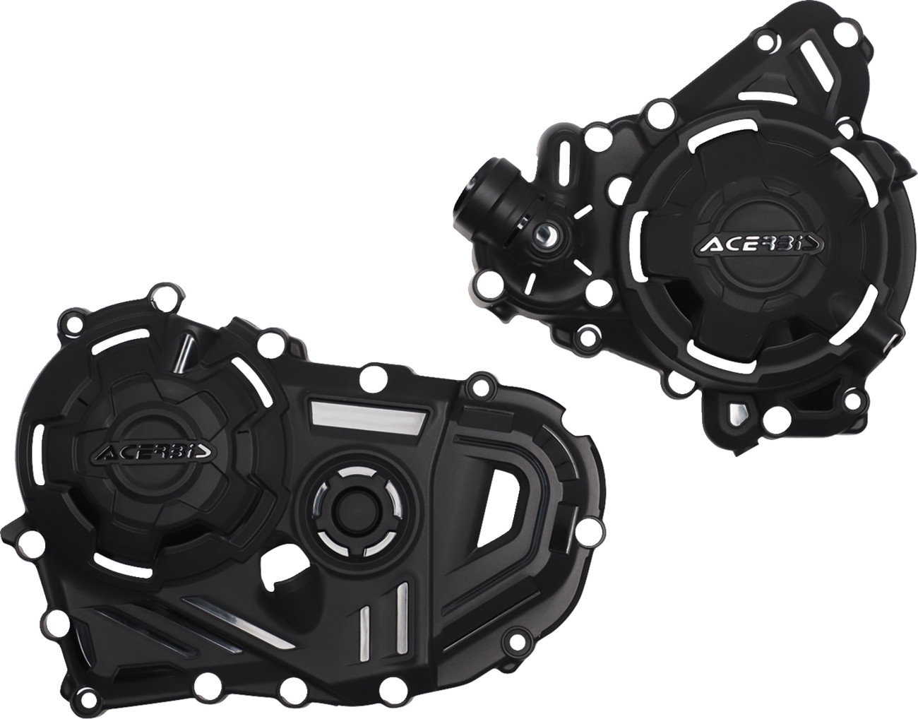Acerbis X-Power Engine Cover Kit Black - Ignition & Clutch