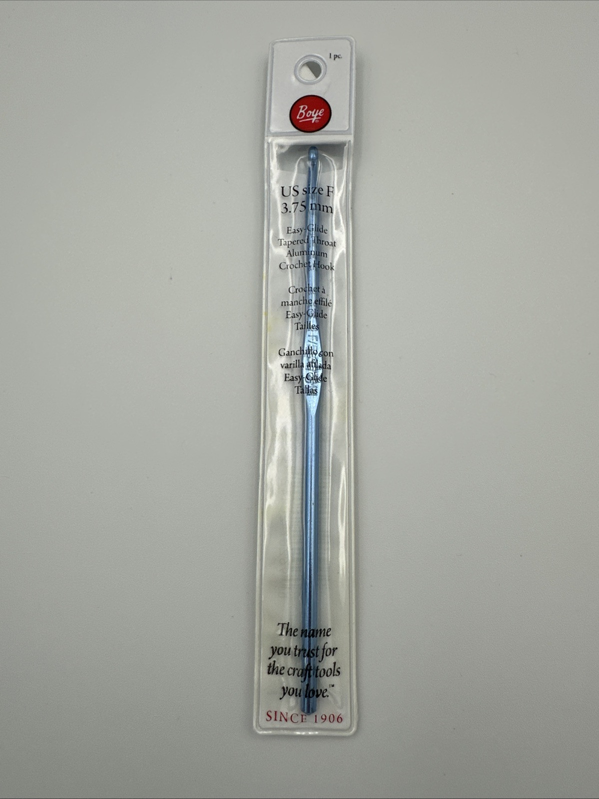 Boye ~ (USF) - Aluminum Crochet Hook - 3.75mm