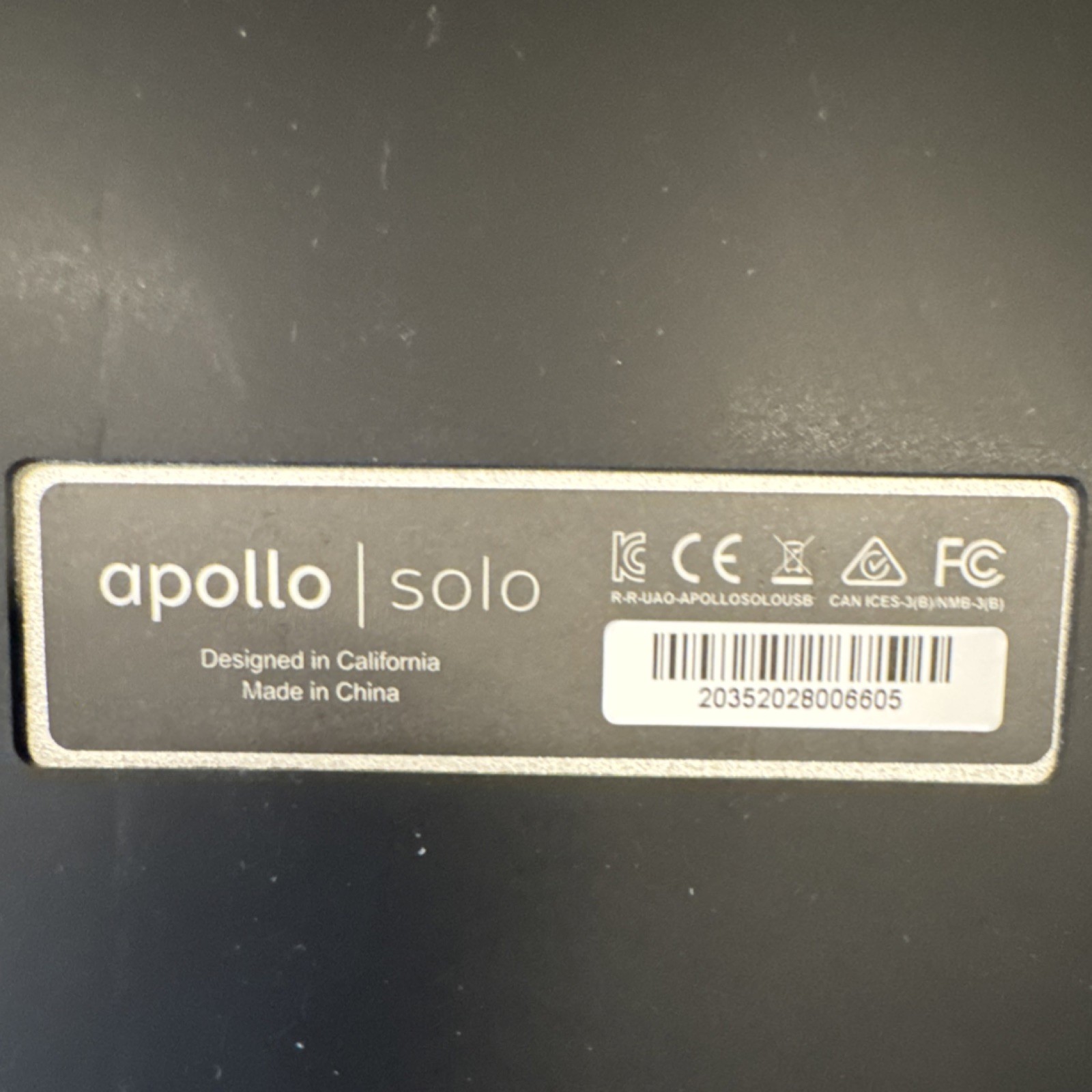 Universal Audio Apollo Solo Heritage USB Audio Interface, Mic/Line Inputs