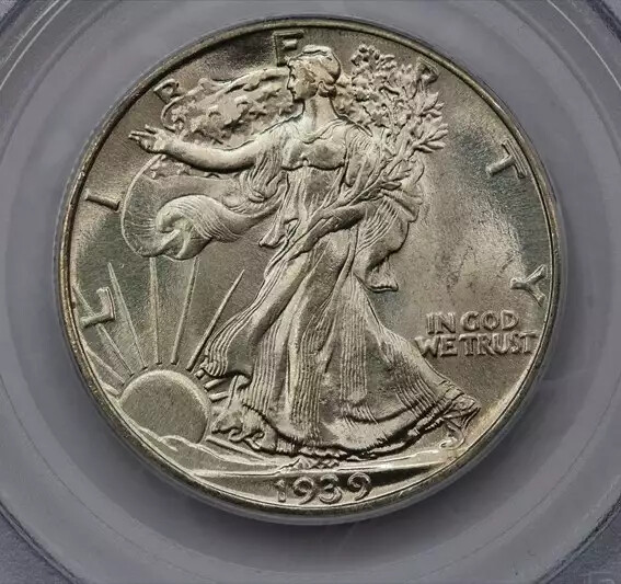 1939 Walking Liberty Half Dollar PCGS MS64