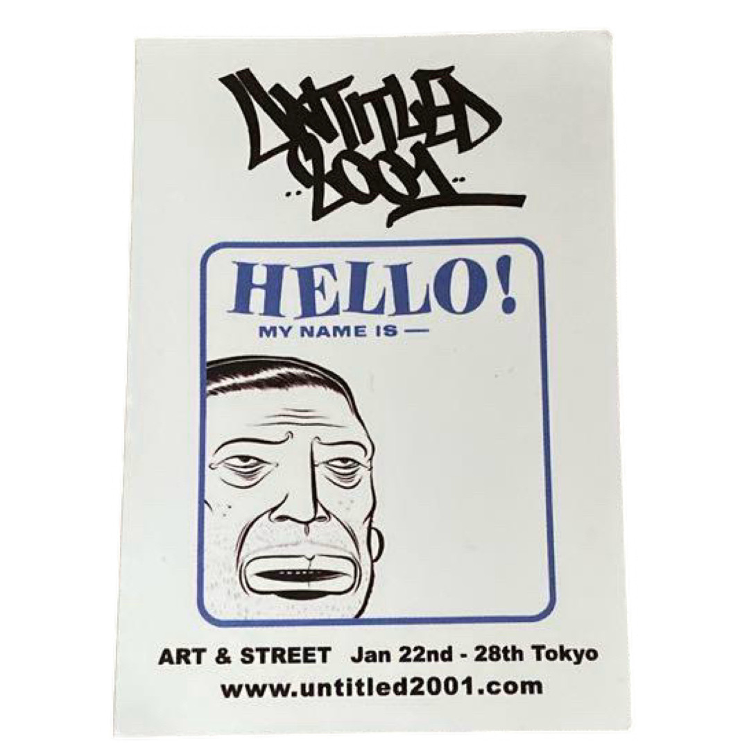 UNTITLED 2001 Barry McGee Sticker vintage