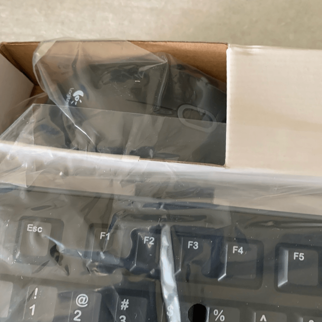 Logitech Desktop MK120 Keyboard & Mouse New-Open Box