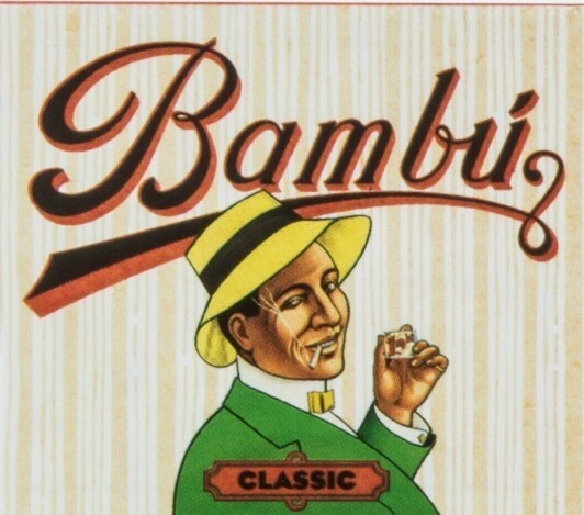 100pc Display - Bambu Classic Regular Rolling Papers Original
