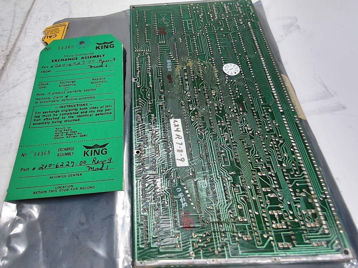 Aviation Circuit Board King 200-6227-00 (CORE)