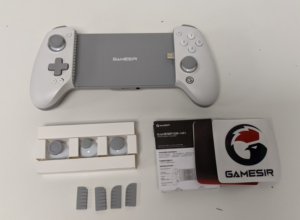 GameSir G8+ Galileo MFi Mobile Gaming Controller for iPhone USB-C Gray