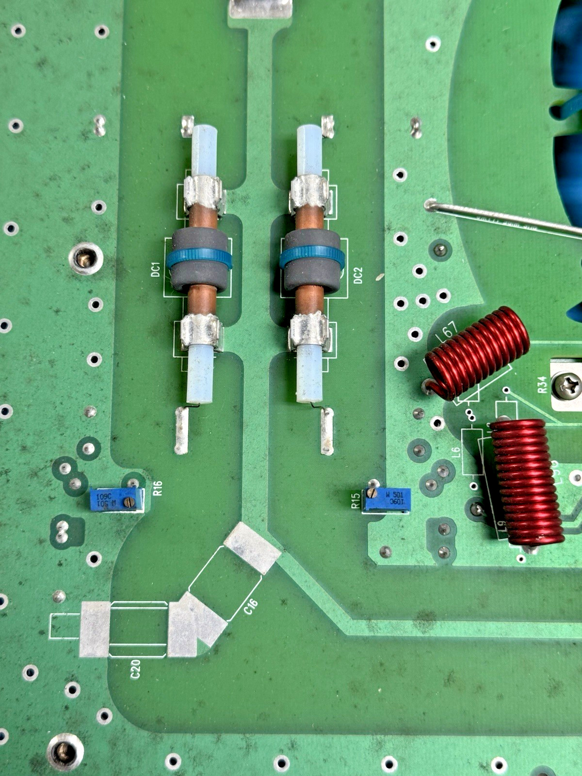 Board with Pair of Kilovac Vacuum Relays...HC-2/S3...Lots of Other RF Components