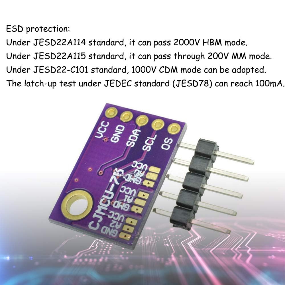 LM75A Temperature Sensor I2C Interface Development Board Module High-Speed