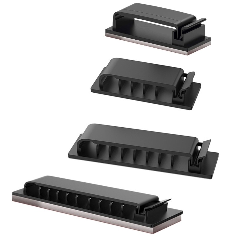 10pcs Sturdy Plastic Wire Clip for Easy Installation and Space Tidying and Neat