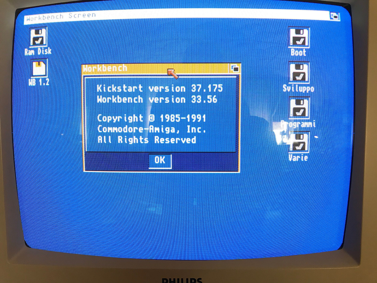 Workbench Version 1.2 Amiga, 2 Floppy Disk 3,5