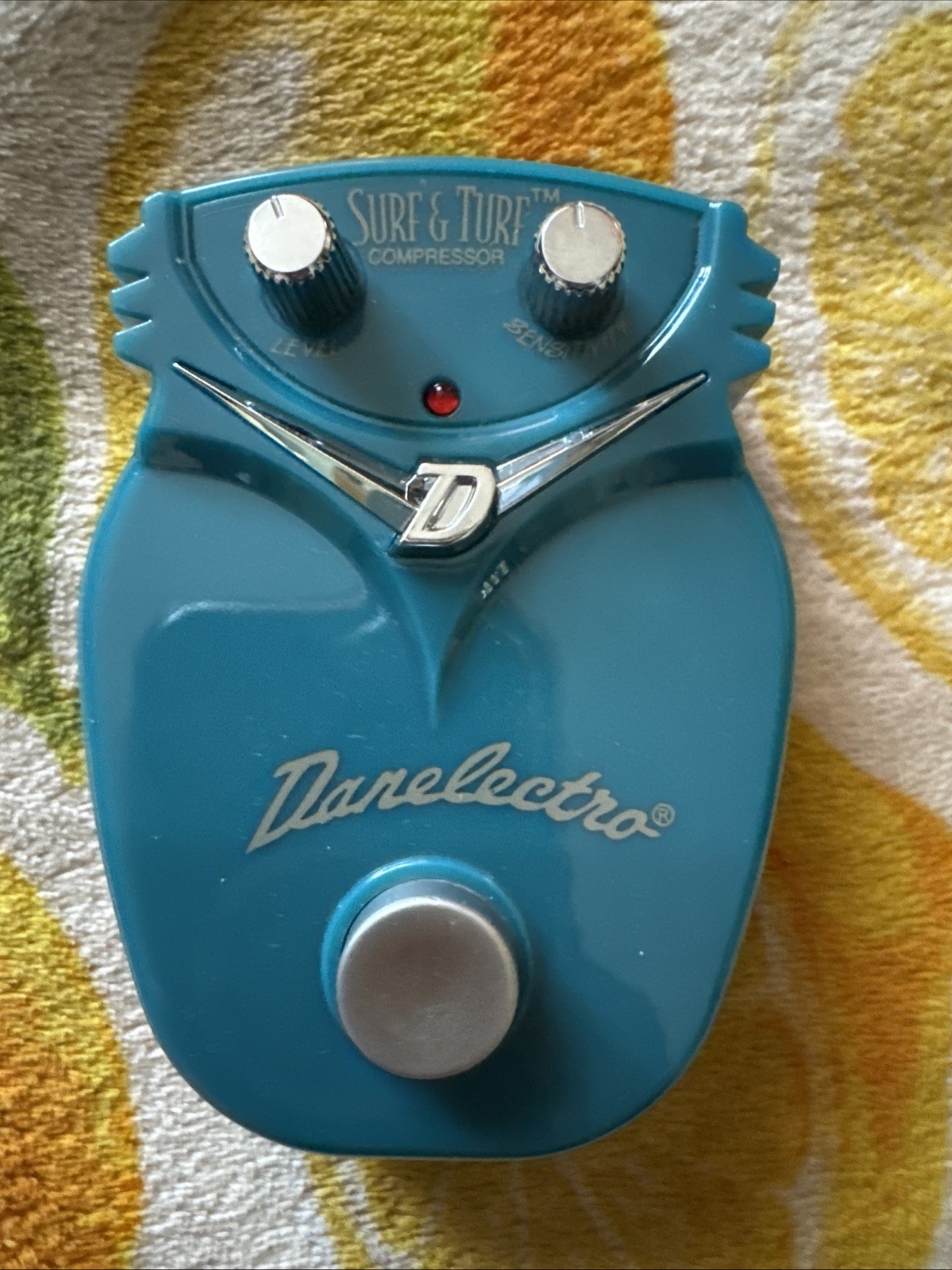 DanElectro Surf & Turf Compressor Pedal (DJ-9) Tested And Works! Great Condition