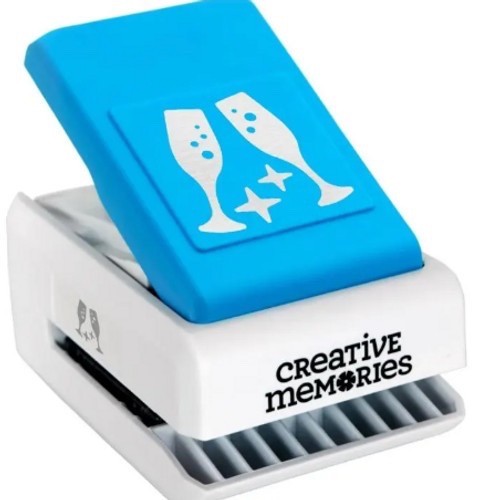 Ltd. Edition Creative Memories CHAMPAGNE TOAST Decorative Punch ~ New in Box