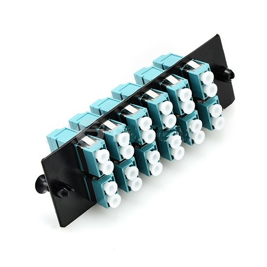 Panduit FAP12WAQDLCZ Compatible 12 LC Duplex OM3 OM4 Fiber Adapter Panel-987