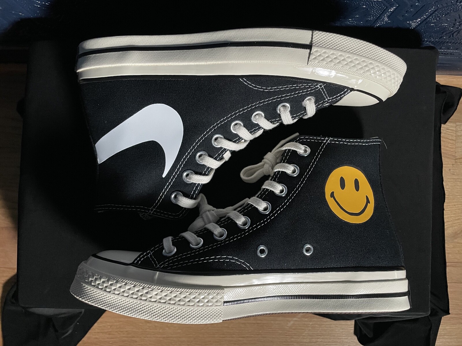 Converse Chuck 70 Vintage Canvas High Black Chinatown Market custom