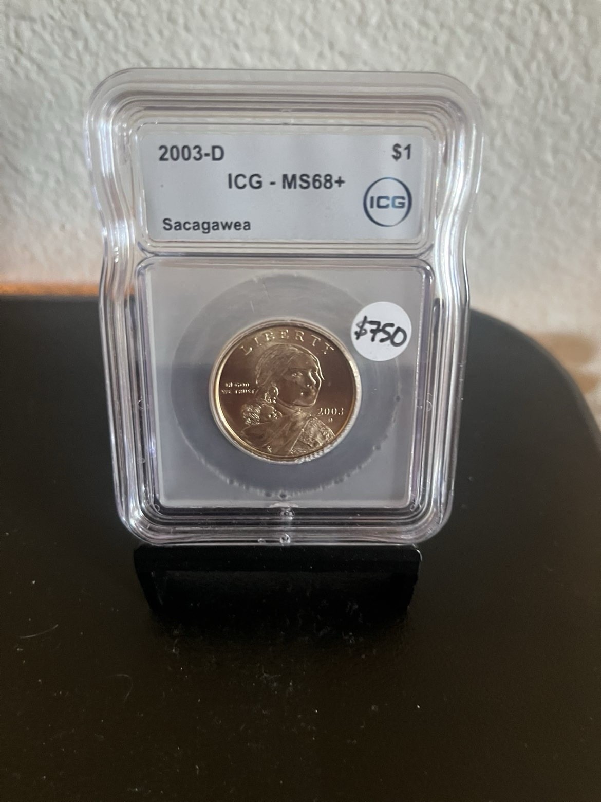 2003-D Sacagawea Native American Dollar $1 ICG MS68+ Uncirculated Coin
