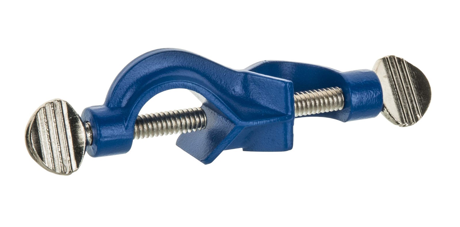 EISCO Bosshead, Right Angle - Fits Rods up to 16mm - Screw Adjustable - Blue