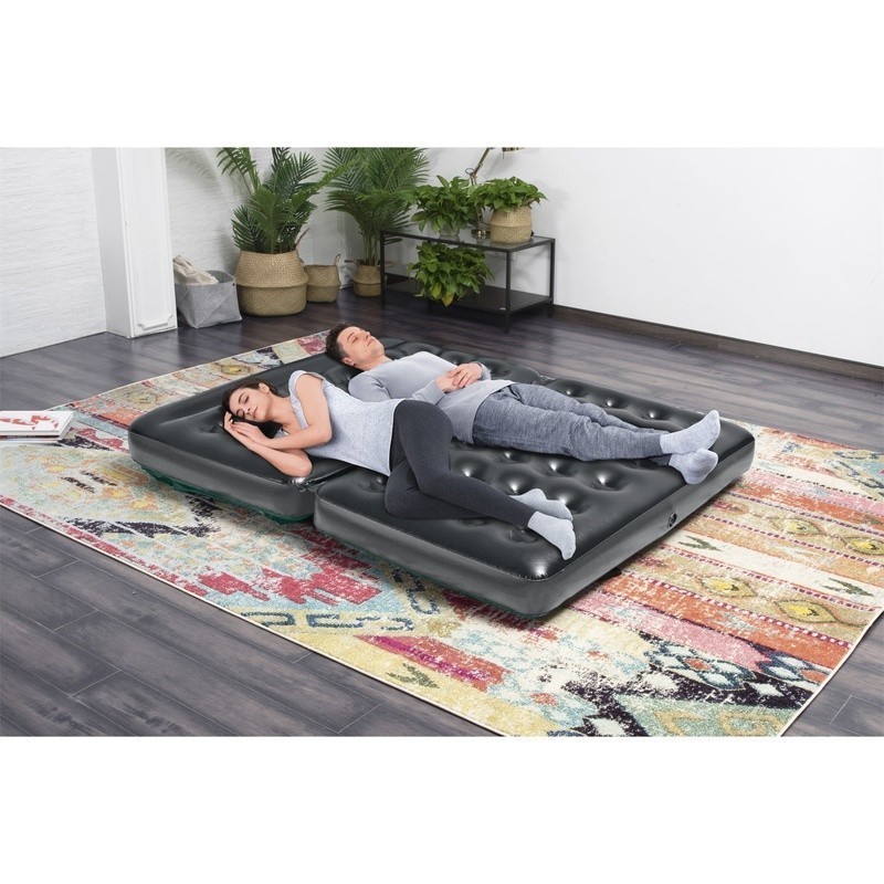 5-in-1 Inflatable Couch Adjustable Portable Double Sofa Bed Recliner Supportive