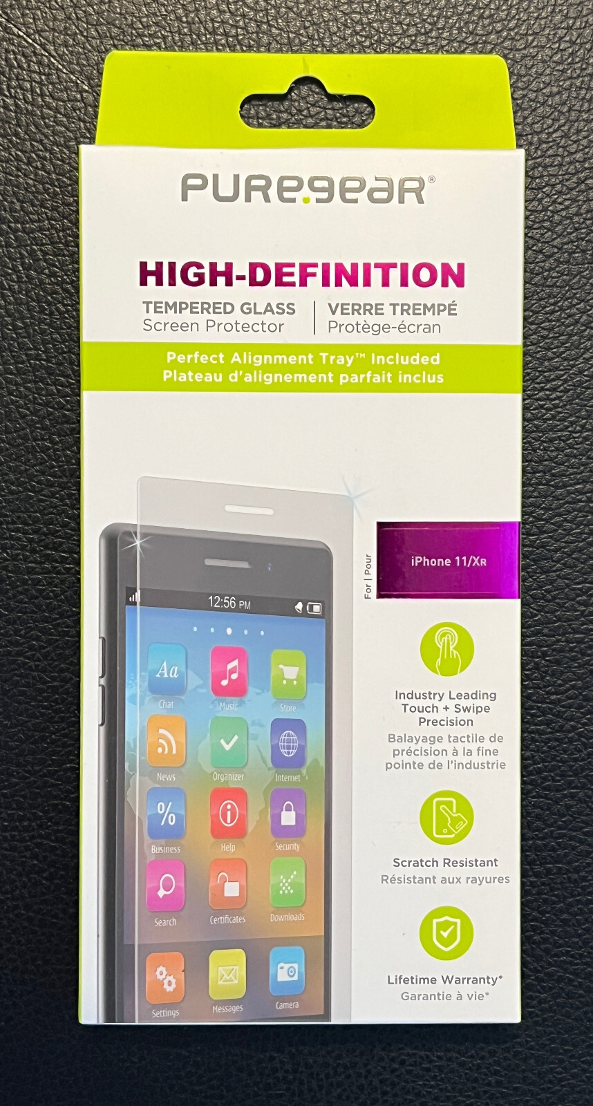 PureGear HD Tempered Glass iPhone 11 / Xr Screen Protector iPhone 11/Xr NEW NIB