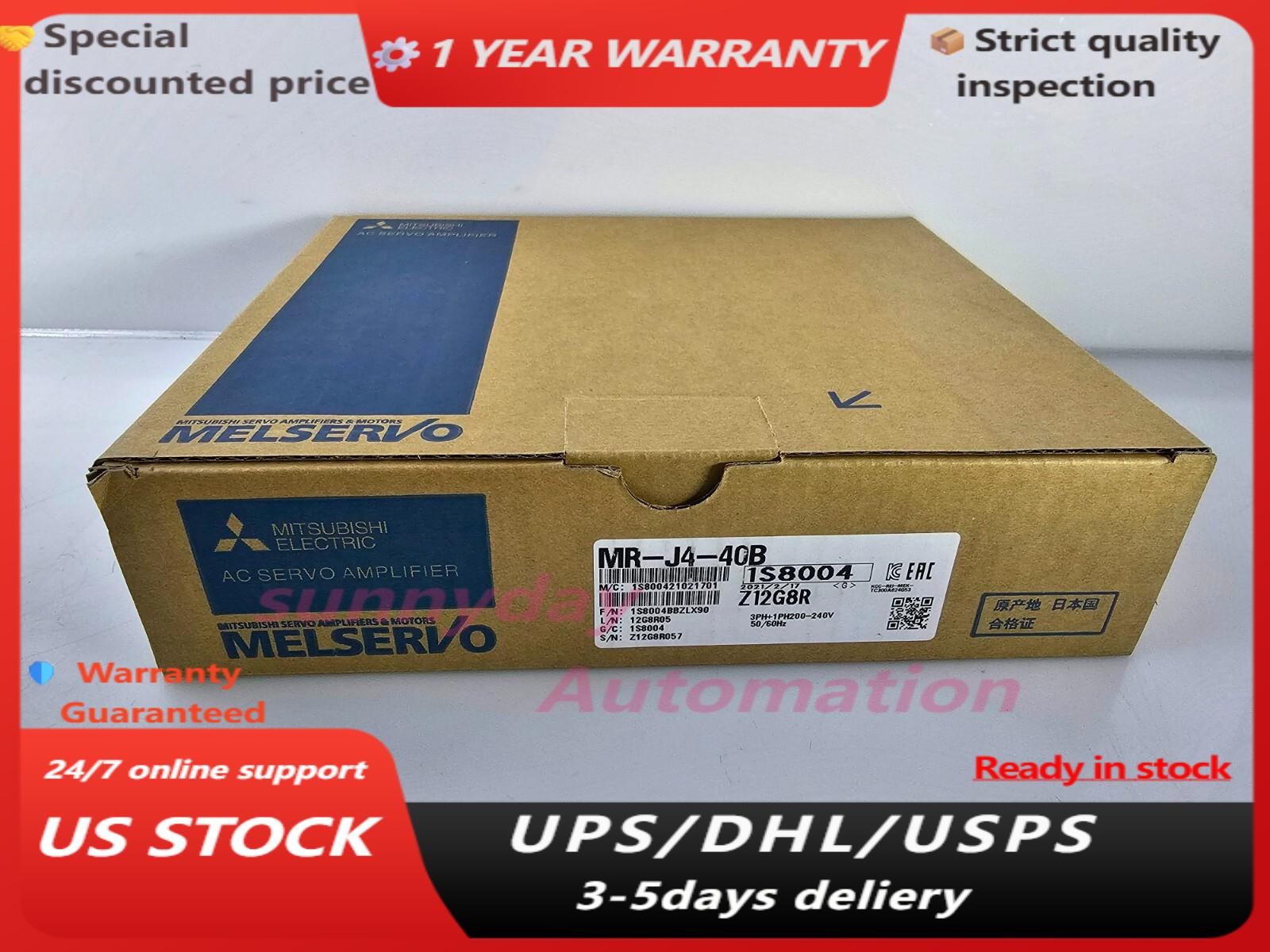 Mitsubishi MR-J4-40B Servo Drive MRJ440B New In Box Fast Shipping