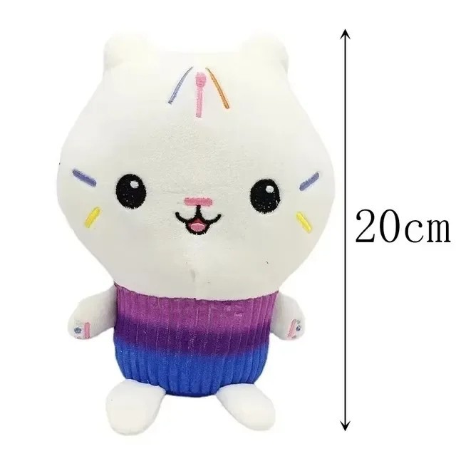 Blue Bare Gabby's Dollhouse cakey Cat 7'' Plush