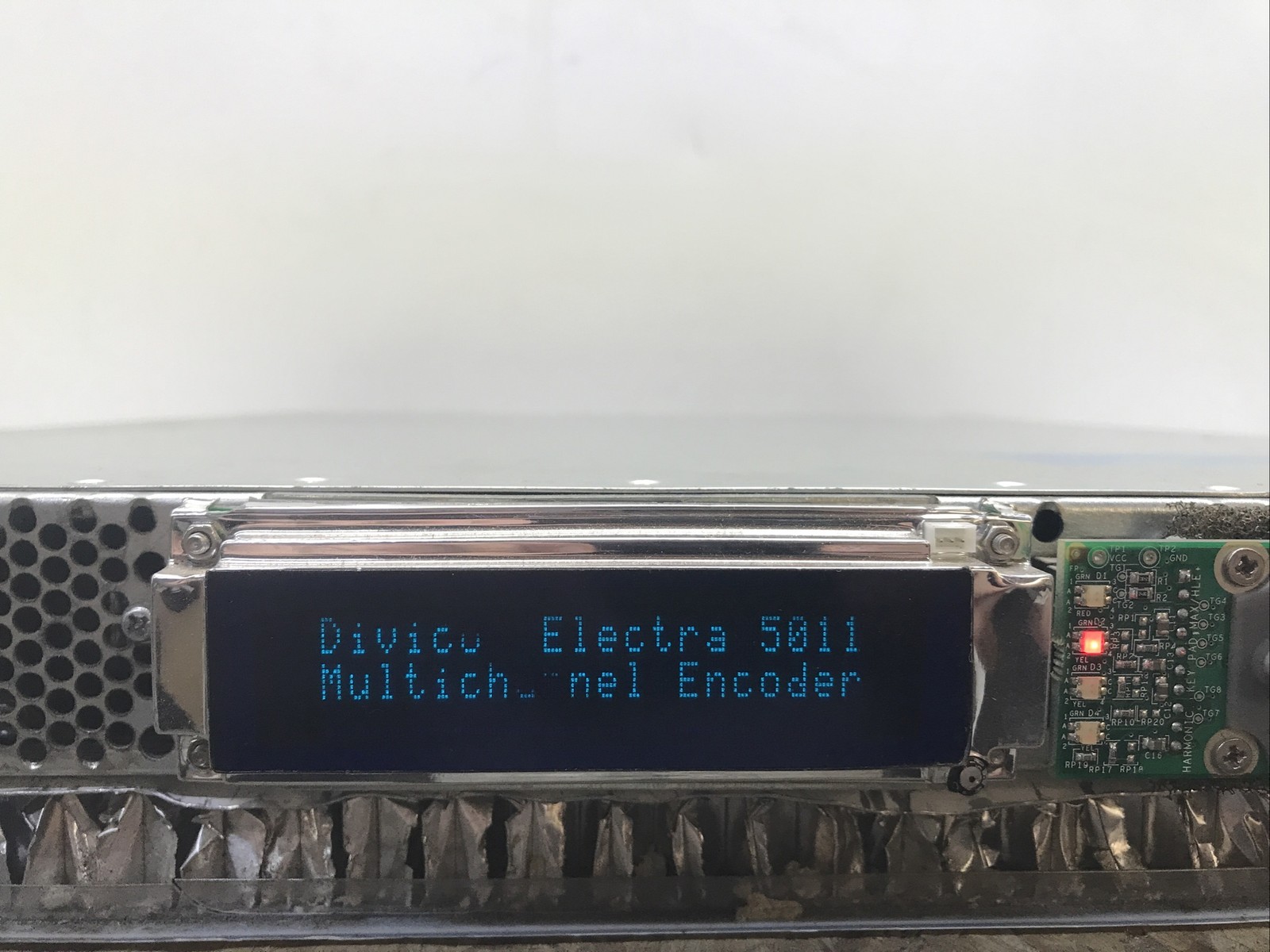 Harmonic Divicom Electra 5011 Multichannel Encoder ELC-5011-L POWERS ON NO FRONT