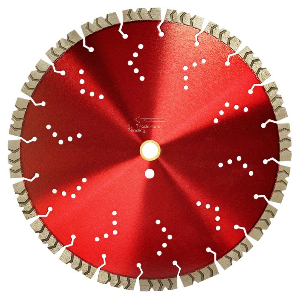 16'' Supreme Arrow Turbo Segmented Diamond Blade Concrete Cutoff Saw 15mm